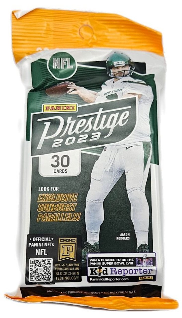 2023 Panini Prestige Football Fat Pack Froggers House Of Cards