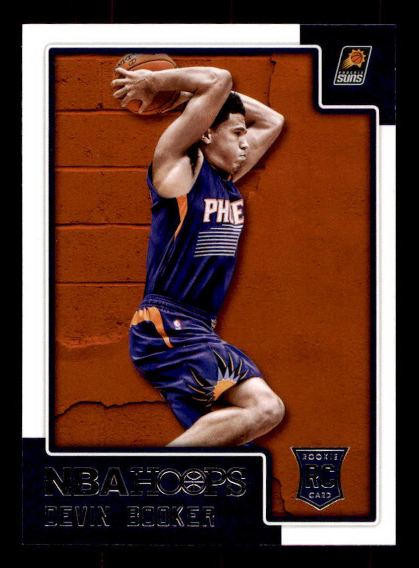 Devin Booker Suns Panini Hoops Rookie Card Froggers