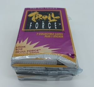 14 Unopened 1992 Troll Force Trading Cards Vintage Star Pics Sealed Packs