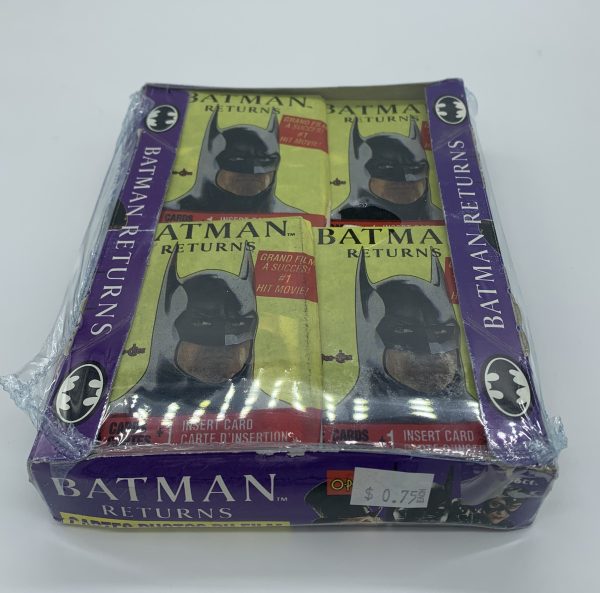 1991 OPC Batman Returns Trading Card Box + 30 Unopened Packs