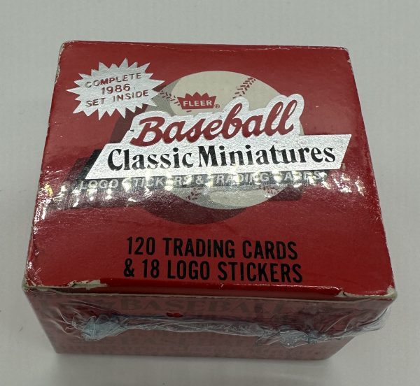 1986 Fleer Baseball Classic Miniatures Unopened Set