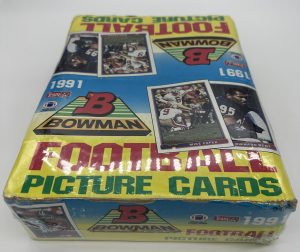 1991 Bowman Football Rack Box Sealed