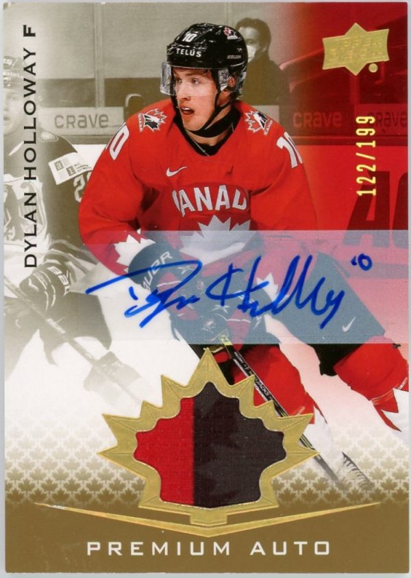 Dylan Holloway 2021 UD Team Canada Premium Auto/Patch /199 #3