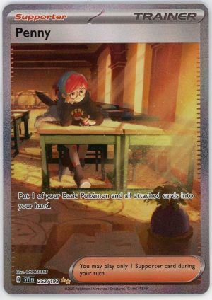 Penny Pokemon Scarlet & Violet Full Art Trainer 252/198