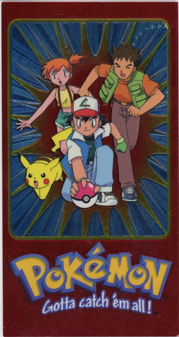 Topps Pokemon Ash, Misty, Brock Movie Jumbo Chrome Card #2