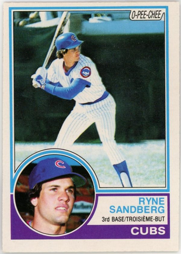 Ryne Sandberg 1983 O-Pee-Chee Rookie Card #83