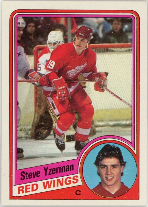 Steve Yzerman 1984-85 Topps Rookie Card #49