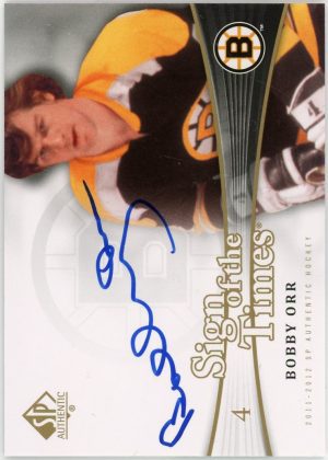 Bobby Orr 2011-12 UD SP Authentic Sign Of The Times #SOT-BO