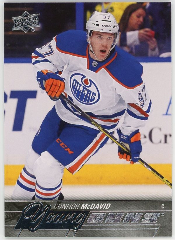 2015-16 Connor McDavid Oilers UD Young Guns Rookie Card #201