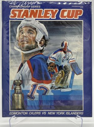 Edmonton Oilers Official Magazine Program Stanley Cup VS Islanders