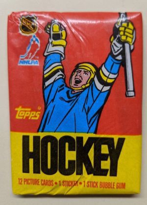 1987 Topps Hockey Wax 12-Pack Picture Cards