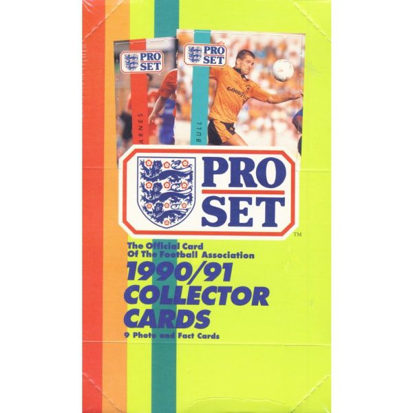1990-91 Pro Set Soccer Wax Box Sealed
