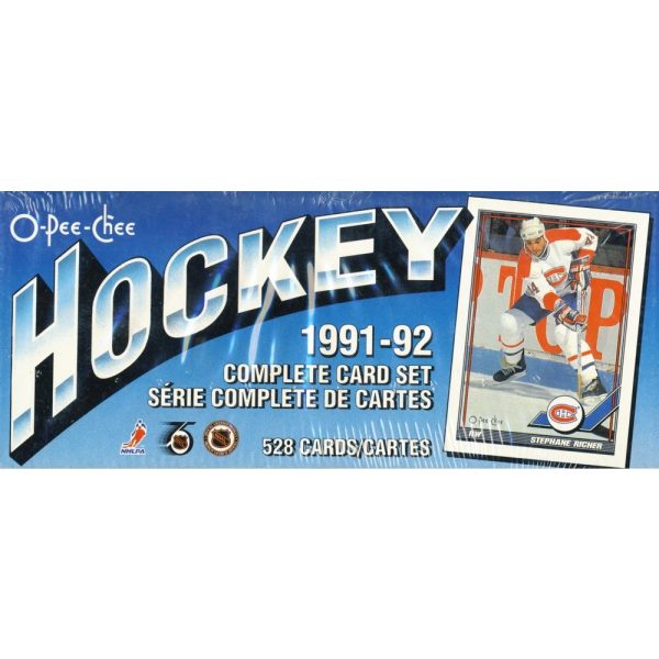 1991-92 O-PEE-CHEE Hockey Complete Factory Set - 528 Cards