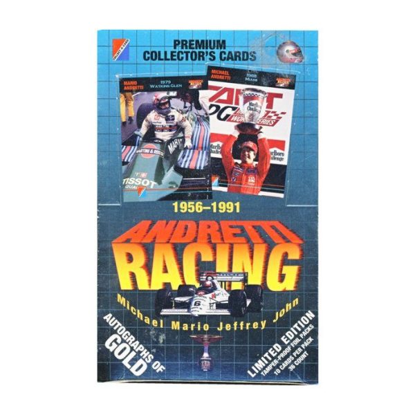 1992 Andretti Racing Collector's Cards Hobby Box Sealed