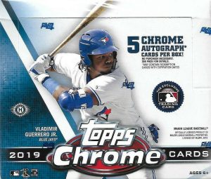 2019 Topps Chrome Baseball Jumbo HTA Box Sealed