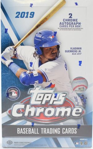 2019 Topps Chrome Baseball Hobby Box Sealed