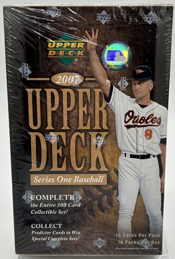 2007 Upper Deck Series 1 Baseball Hobby Box Sealed!