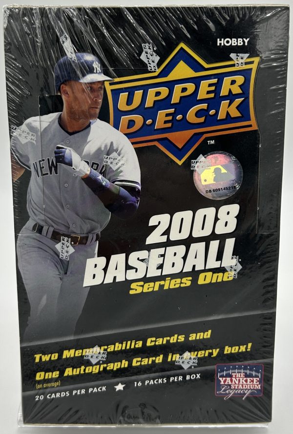 2008 Upper Deck Series 1 Baseball Hobby Box Sealed!