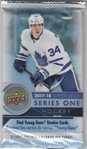 2017-18 Upper Deck Series 1 Hockey Cards - 1 Pack