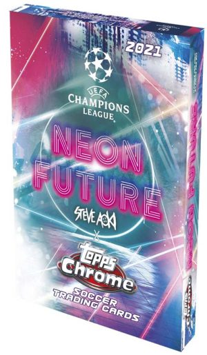 2021 Topps Chrome UEFA Neon Future X Steve Aoki Hobby Box