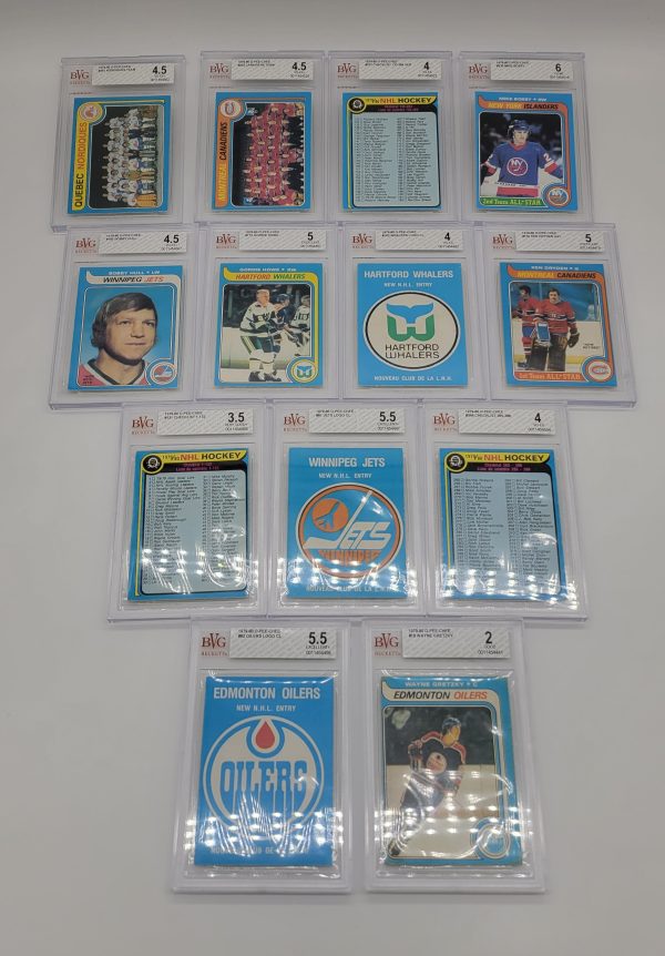 1979-80 O-Pee-Chee Complete Set w/ Wayne Gretzky Slab Card