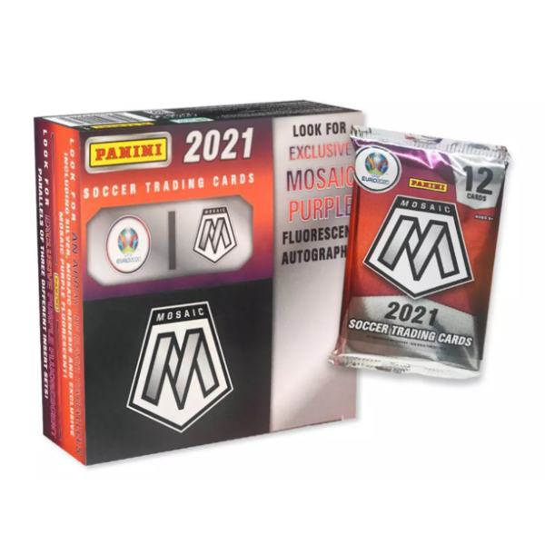 2020-21 Panini Mosaic UEFA Euro Soccer Retail Box Sealed (Mosaic Purple)