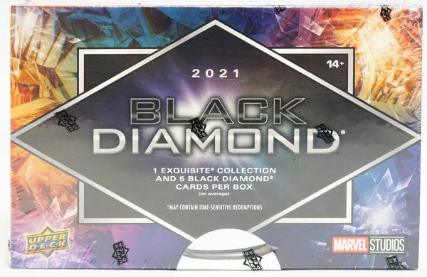 2021 Upper Deck Marvel Black Diamond Trading Cards Hobby Box Sealed