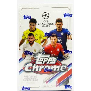 2020-21 Topps Chrome UEFA Champions League Hobby Box SEALED