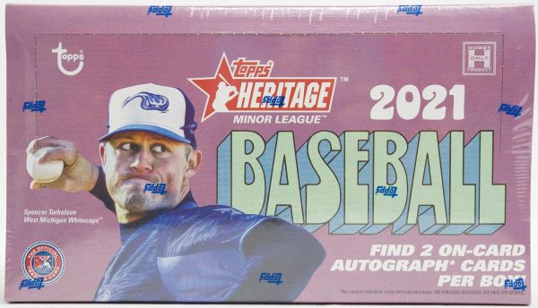 2021 Topps Heritage Minor League Baseball Hobby Box SEALED