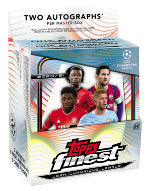 2020-21 Topps Finest UEFA Champions League Box Sealed