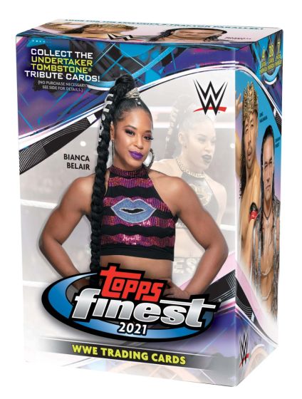 2021 Topps WWE Finest Wrestling 7-Pack Blaster Box Sealed