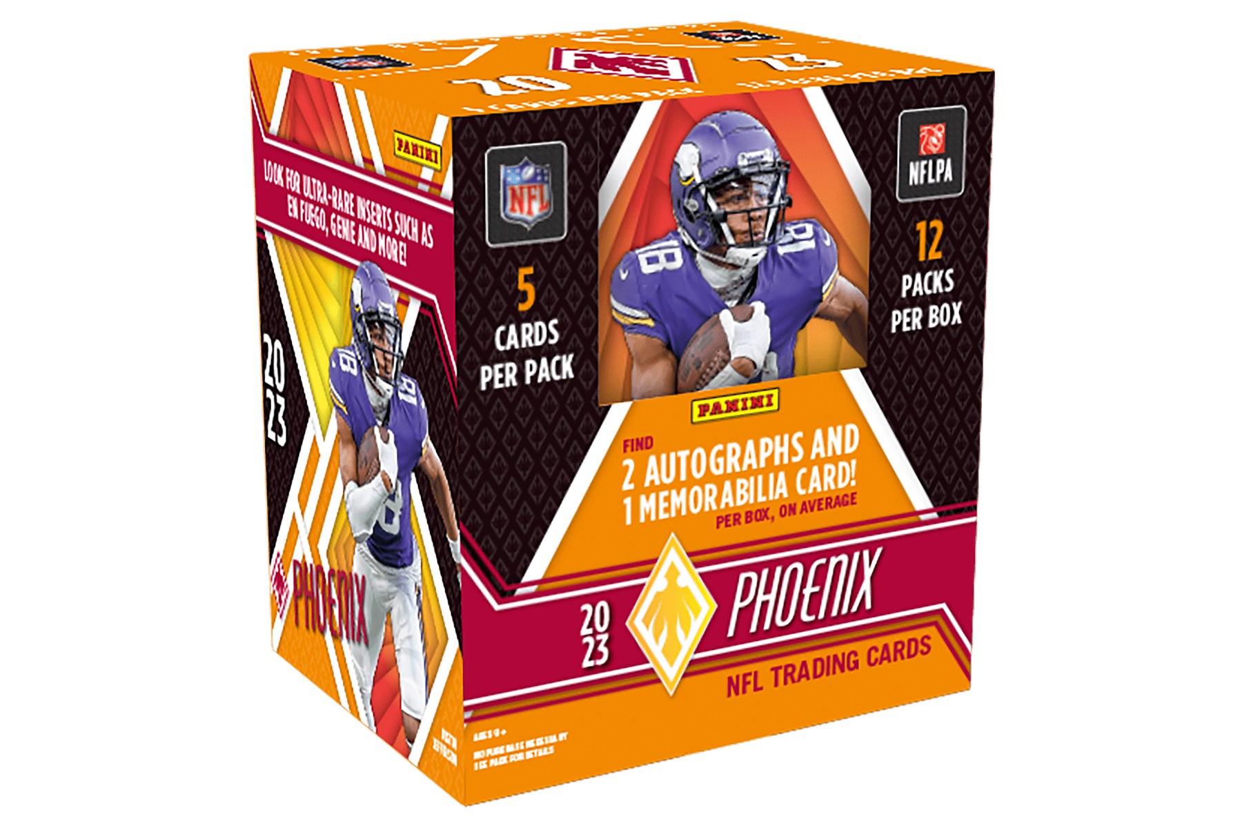 2023 Panini Phoenix Football Hobby Box Froggers House of Cards