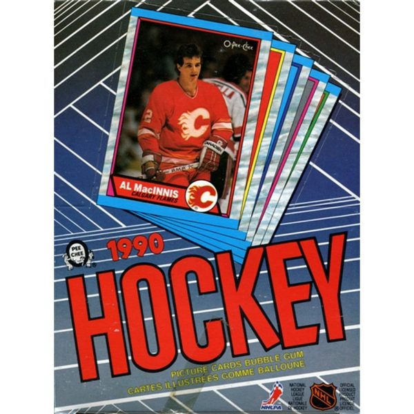 1989-90 O-Pee-Chee Hockey Picture Cards Bubble Gum Box Sealed