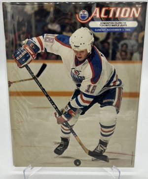 Edmonton Oilers Official Magazine Program November 3 1985 VS Maple Leafs