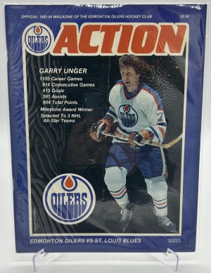 Edmonton Oilers Official Magazine Program March 24, 1983 VS Blues