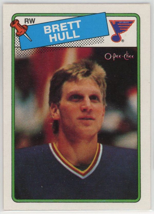 Brett Hull Blues OPC 1988-89 Card #66