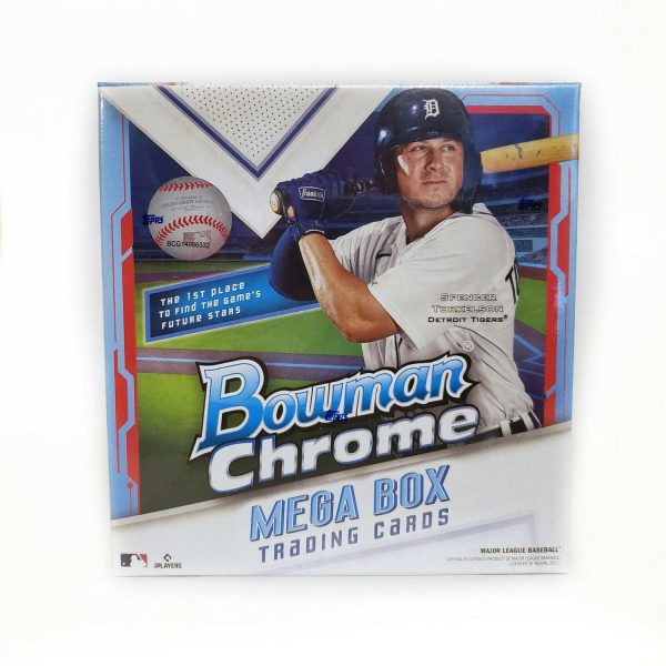 2021 Topps Bowman Chrome MLB Baseball Mega Box Sealed