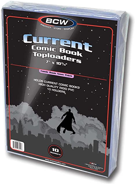 BCW Current Comic Book Toploaders 10 Pack