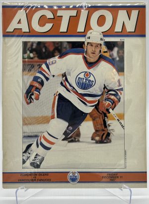 Edmonton Oilers Official Magazine Program December 11, 1987 VS Canucks
