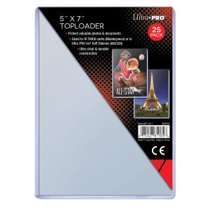 Ultra Pro 5" X 7" Toploader 25 Pack