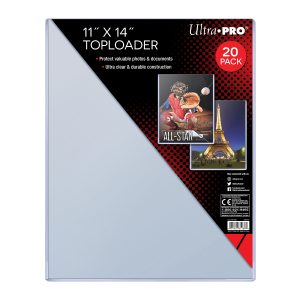 Ultra Pro 11" X 14" Toploader 20 Pack