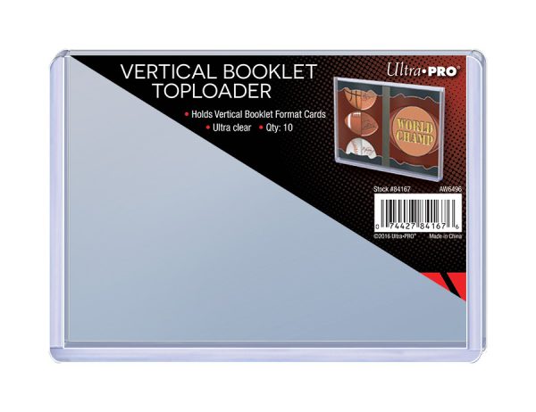 Ultra Pro Vertical Booklet Toploader 10 Pack