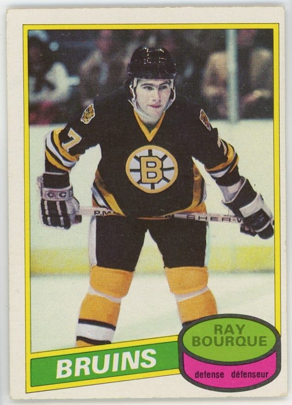 1980-81 Ray Bourque Bruins OPC Rookie Card #140