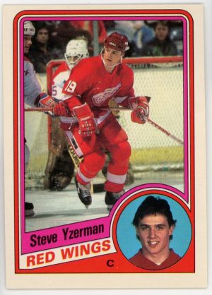 Steve Yzerman Detroit Red Wings 1984-85 OPC Rookie Card #67