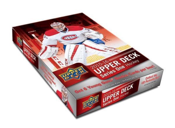 2015-16 Upper Deck Series 1 Hockey Hobby Box Sealed