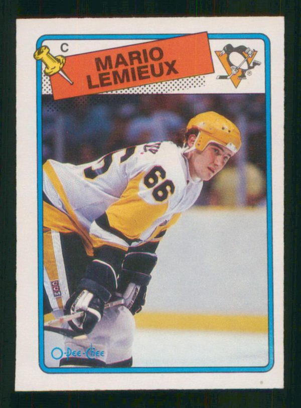 Mario Lemieux Pittsburg Penguins OPC 1988-89 Card #1