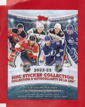 2022-23 Topps NHL Sticker Collection PACK