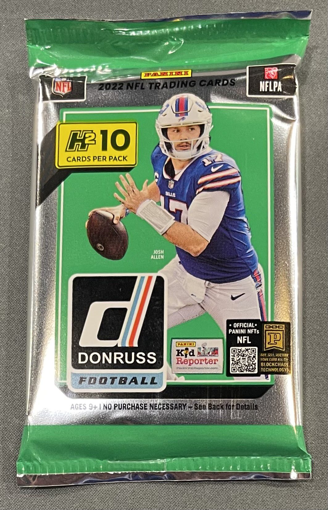 2022 Donruss Football H2 Hobby Pack Froggers House of Cards