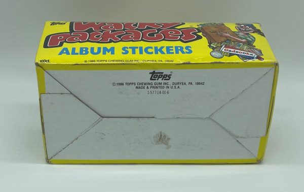 1986 Topps Wacky Packages Album Stickers Box