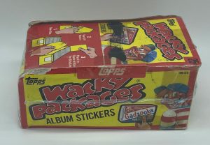 Vintage 1982 Topps Wacky Packages Album Stickers Box